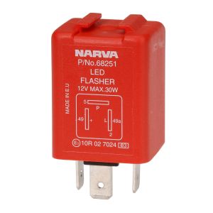 Narva 12V 3 Pin LED Flasher Unit With Pilot (Blister Pack Of 1)