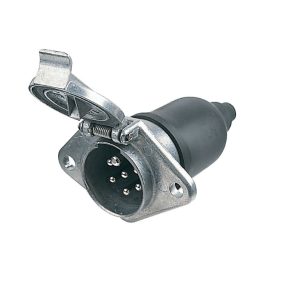 Hella 7 Pin Heavy Duty Metal Trailer Socket  