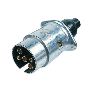 Hella 5 Pin Metal Trailer Plug  