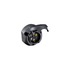 Hella 7 Pin Plastic Trailer Socket (Blister Pack Of 1) 