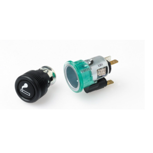 Hella 12V Illuminated Cigarette Lighter Assembly 