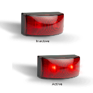 LED 12-24V Red Rear End Outline Marker Light  