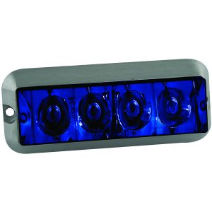 LED 12-24V Blue Emergency Warning Light (121 X 49 X 45mm)