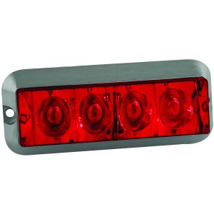 LED 12-24V Red Emergency Warning Light (121 X 49 X 45mm)