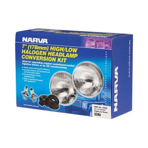 Narva 7" 12V 60/55W High/Low H4 QH Conversion Kit