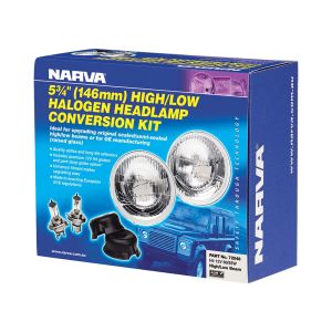 Narva 5 3/4" 12V 60/55W H4 High/Low QH Conversion Kit