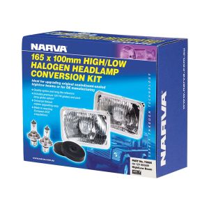Narva 165mm X 100mm 12V 60/55W H4 High/Low QH Conversion Kit