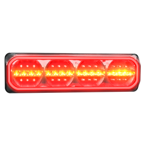 LED 12-24V COMBINATION TAILIGHT WITH NON-SEQUENTIAL INDICATOR (520 x 141 x 28.5mm)