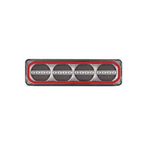 LED 12-24V Lh Combination Tailight With Sequential Indicators & Reverse Lights (520 X 141 X 28.5mm) 