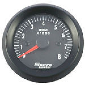 Speco 2" 8000 Rpm Tacho With Black Bezel  