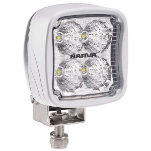 Narva 9-64V 2000 Lumens LED Flood Beam Work Light With White Housing