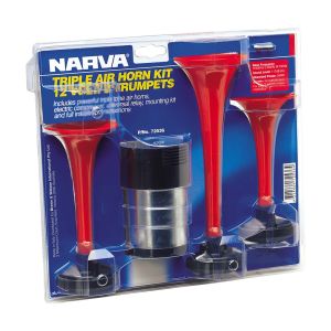 Narva 12V Triple Air Horn Kit