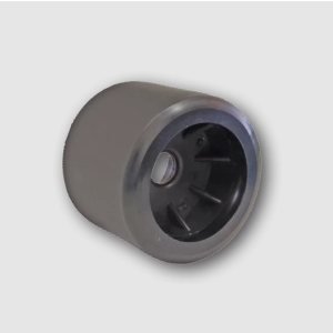 Ark 4" Smooth Black Poly Wobble Roller  