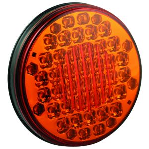LED 12V Grommet Mounted Indicator Light (109mm X 56mm Round)