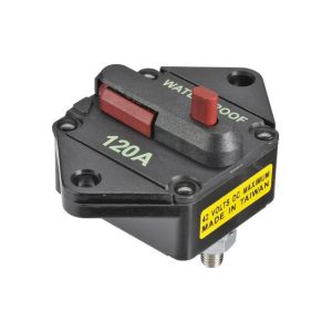 Narva 120 Amp Panel Mount Manual Reset Circuit Breaker 