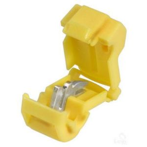 Narva Yellow 6.3mm Ezy-Tap Wire Connector (Blister Pack Of 8) 