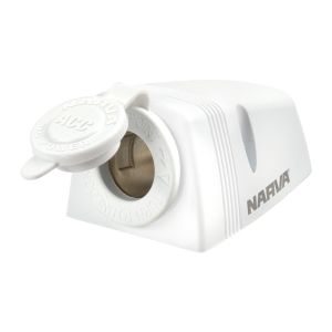 Narva White Surface Mount Accessory Socket  