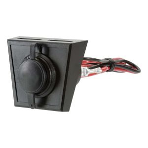 Narva Accessory Socket With Optional Mounting Panel (Blister Pack Of 1) 