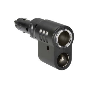 Narva Cigarette Plug With Adjustable Twin Accessory Sockets (Blister Pack Of 1) 