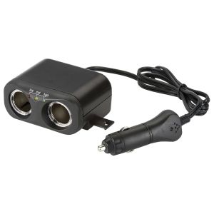 Narva 12V Cig Lighter Plug To Accessory Sockets And Lighter Fixture (Blister Pack Of 1) 