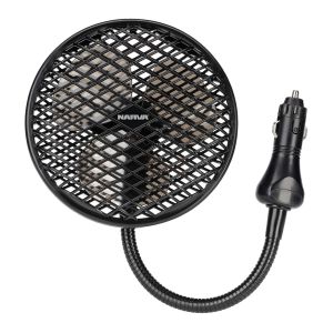 Narva 12V Interior Fan With High/Low Switch And Cigarette Lighter Plug