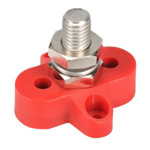 NARVA RED M10 SINGLE STUD DISTRIBUTION POST (BLISTER PACK OF 1)