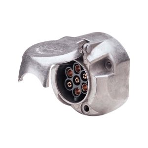 Narva 7 Pin Metal Trailer Socket (Blister Pack Of 1) 