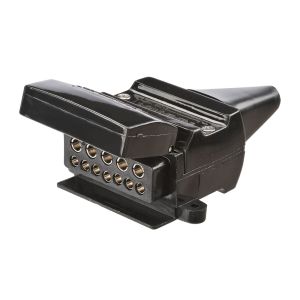 Narva 12 Pin Flat Trailer Socket With Reed Switch For Normally Open Circuits 