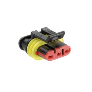 Narva 3 Pin Amp Super Seal Male Connector Housing (Pack Of 10) 