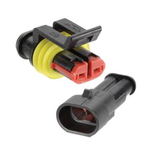 Narva 2 Pin Complete Amp Super Seal Connector Kit (Blister Pack Of 1) 