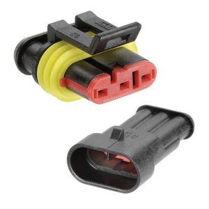 Narva 3 Pin Complete Amp Super Seal Connector Kit (Blister Pack Of 1) 
