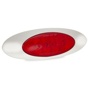 LED 12-24V Red Rear End Outline Marker Light (168 X 57 X 17mm) 