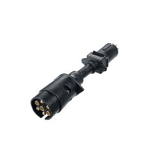 Narva 7 Pin Large Round Socket To 7 Pin Small Round Trailer Plug (Blister Pack Of 1) 