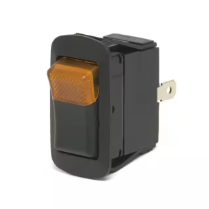 Cole Hersee SPST On/Off 12V Amber LED Illuminated Rocker Switch 