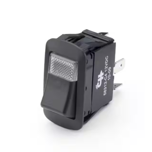 Cole Hersee SPST On/Off White LED 12V Illuminated Rocker Switch 