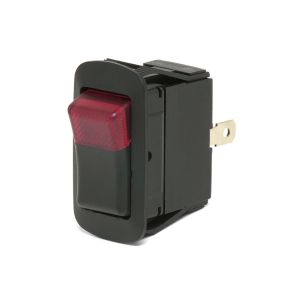 Cole Hersee SPST On/Off 12V Red LED Illuminated Rocker Switch 