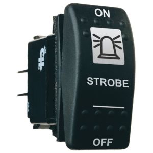 Britax SPST Off/On Illuminated 12V Strobe Rocker Switch 