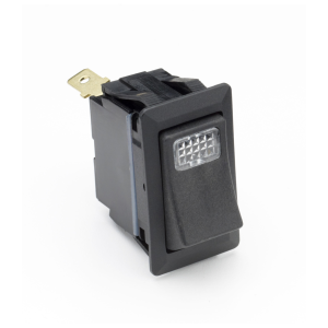 Cole Hersee SPST On/Off 12V White Illuminated Rocker Switch 