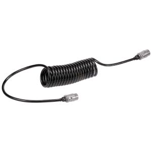 Narva Eurocoil 7 Core 4mm 3.6m Suzie Coil With 1 Short, 1 Long Tail & Fitted 82161 Metal Plugs 