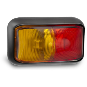 LED 12-24V Red/Amber Side Marker Light To Suit Harness System 