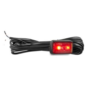 LED 12-24V Red Rear End Outline Marker Light With 3m Tinned Cable