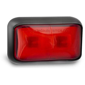 LED 12-24V Red Rear End Outline Marker Light (Pack Of 10)