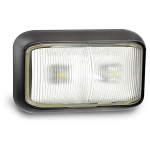 LED 12-24V White Front End Outline Marker Light (Pack Of 10)