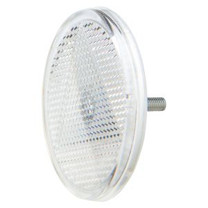 Narva 65mm Round White Reflector With Fixing Bolt (Blister Pack Of 2)
