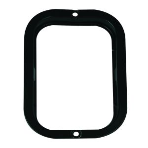 LED Black Metal Flange To Suit Rectangular Series Lights