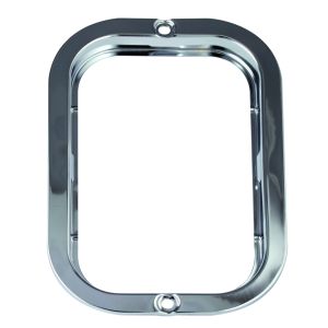 LED Chrome Flange To Suit Rectangular Style Lights