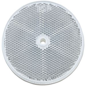 Narva 80mm White Reflector With Central Fixing Hole (Blister Pack Of 2)