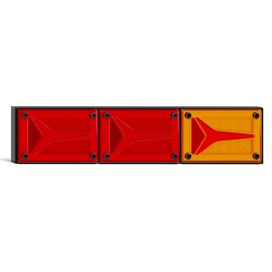 LED 12-24V Combination Tailight (595 X 130 X 45mm) 
