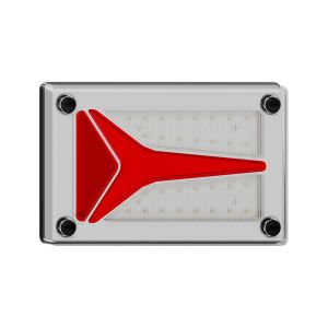 LED 12-24V Reverse Light With Diffused Tailight Function 