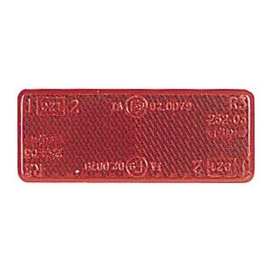 Narva 70mm X 28mm Red Self Adhesive Reflector (Blister Pack Of 2)